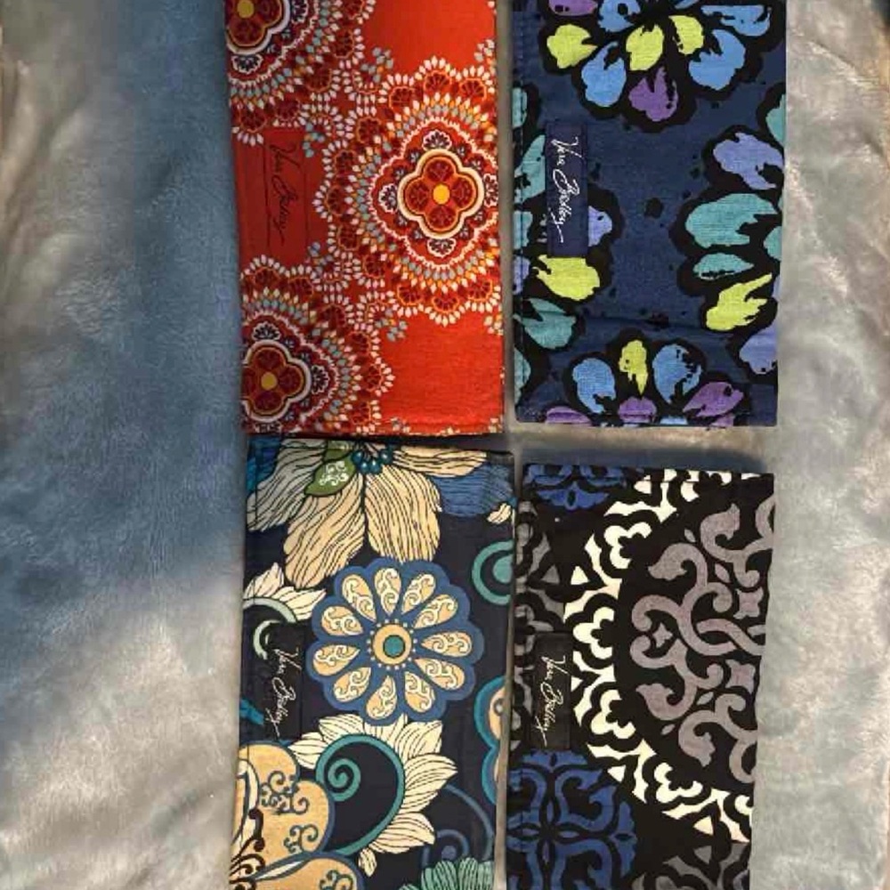 4 vera bradley check holders